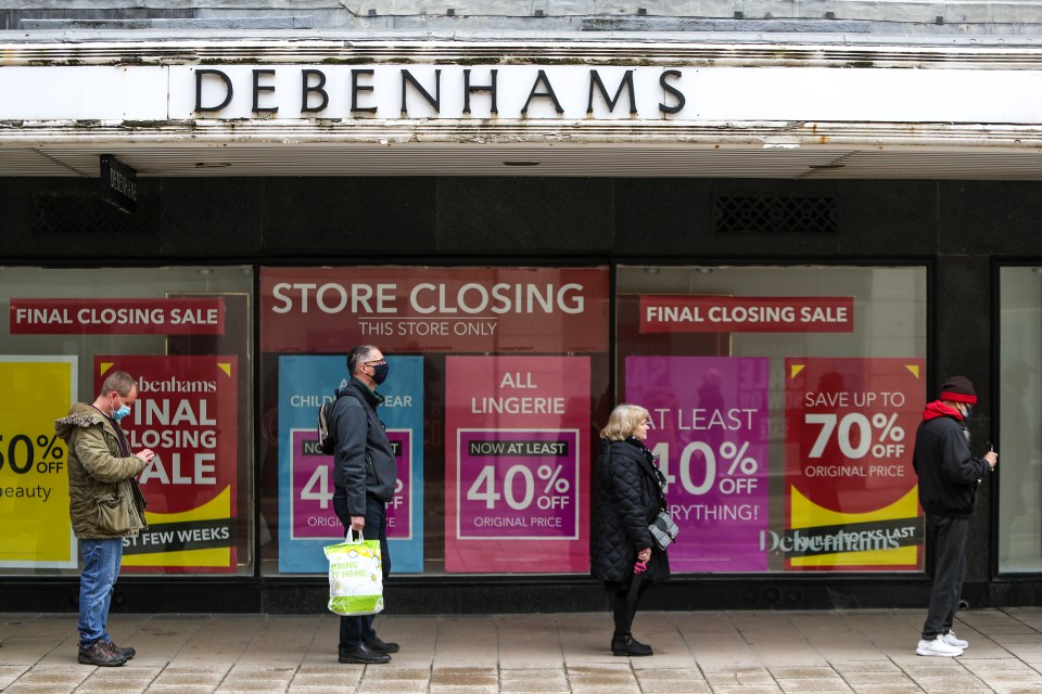 Debenhams has confirmed all stores will close next week