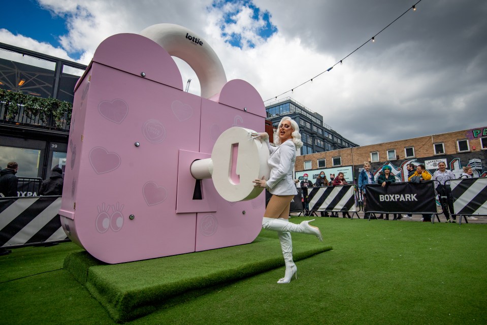 The event was held at Boxpark in Shoreditch