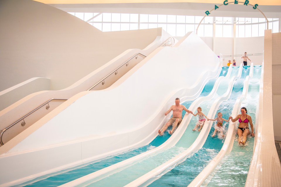 Families can prebook swimming pool sessions through the Butlin's app