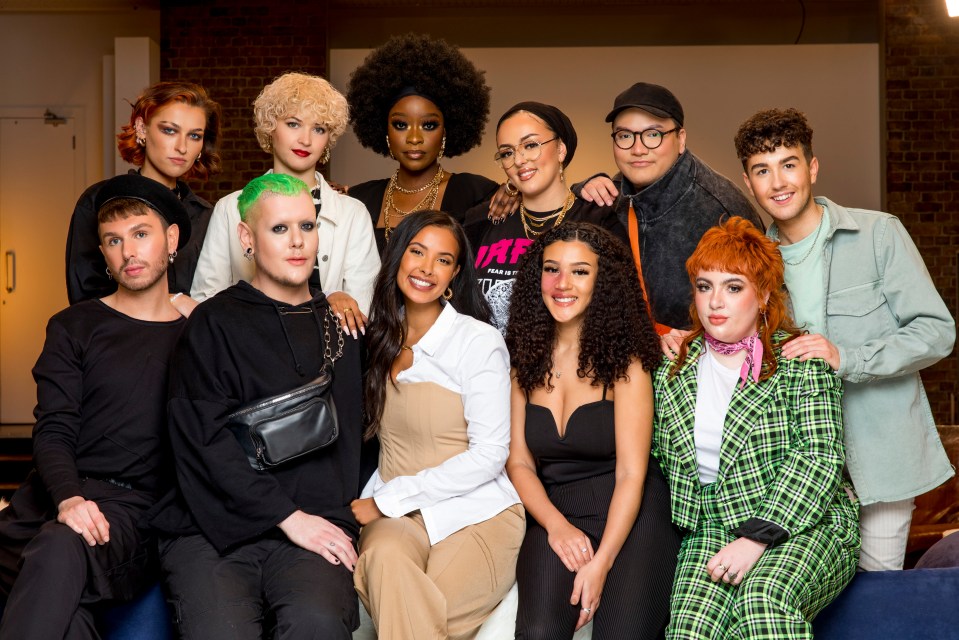 The full cast of Glow Up series three