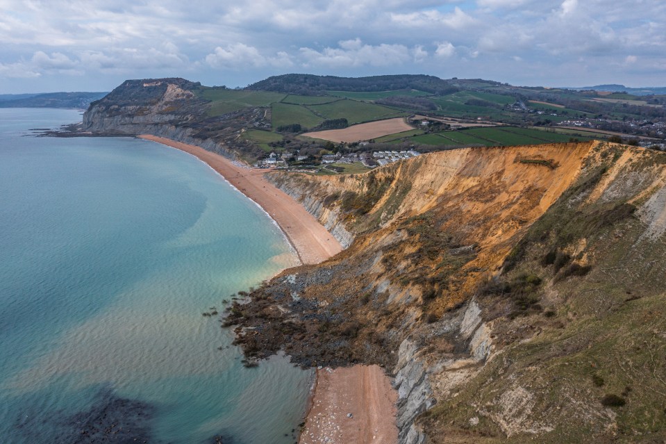 It is believed to have been caused by natural erosion, not helped by recent mixed weather