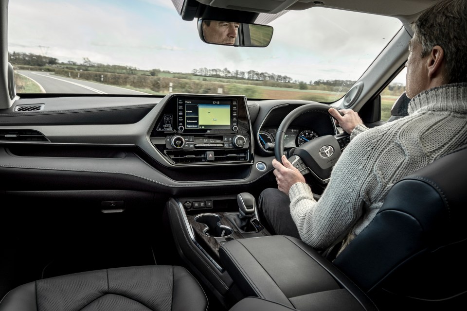 The Highlander's rear-view camera makes it a doddle to reverse and park