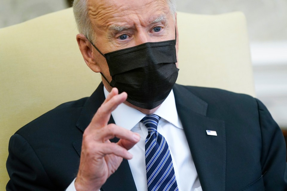 Joe Biden has told Russian leader Vladimir Putin to stand down in Ukraine