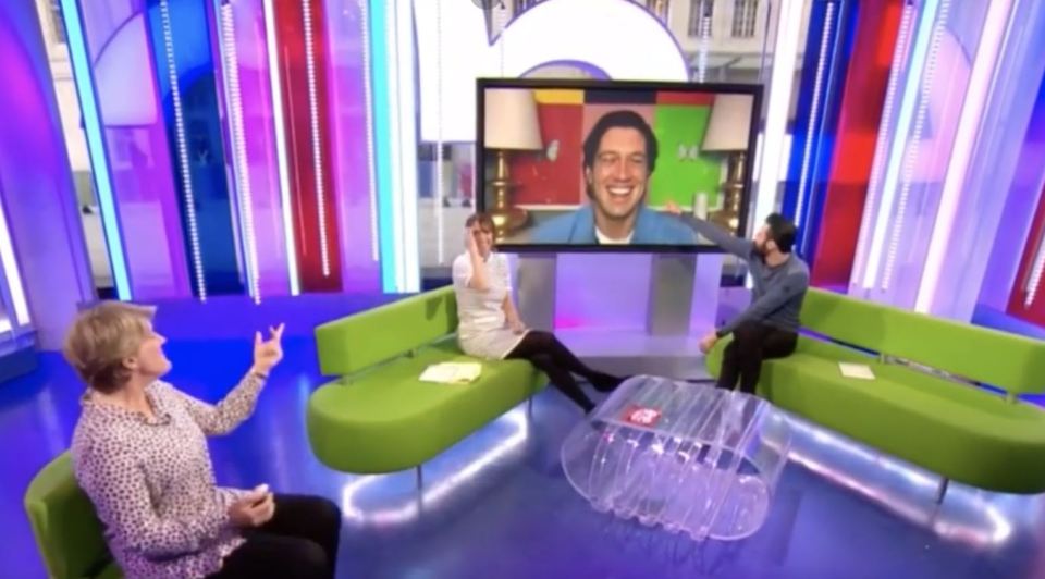 Vernon Kay appeared on Tuesday's episode of The One Show