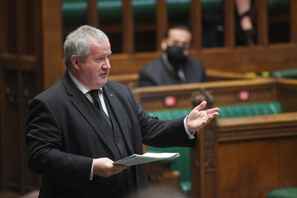 Ian Blackford vowed to walk more and get on his bike when at home in Scotland