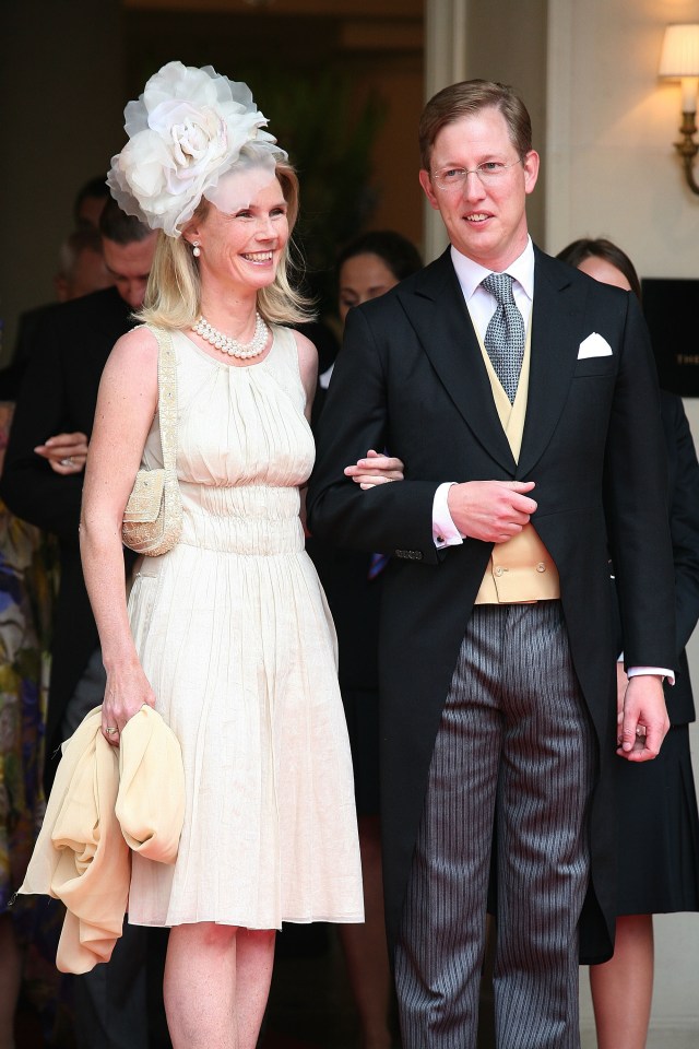 Bernhard, hereditary Prince of Baden and his wife Stephanie Anne Kaul at 2011