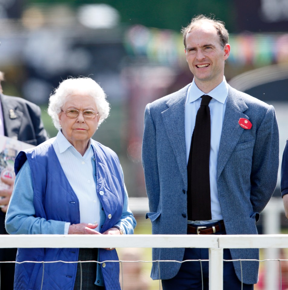 The Queen and Donatus, Prince and Landgrave of Hesse, in 2014