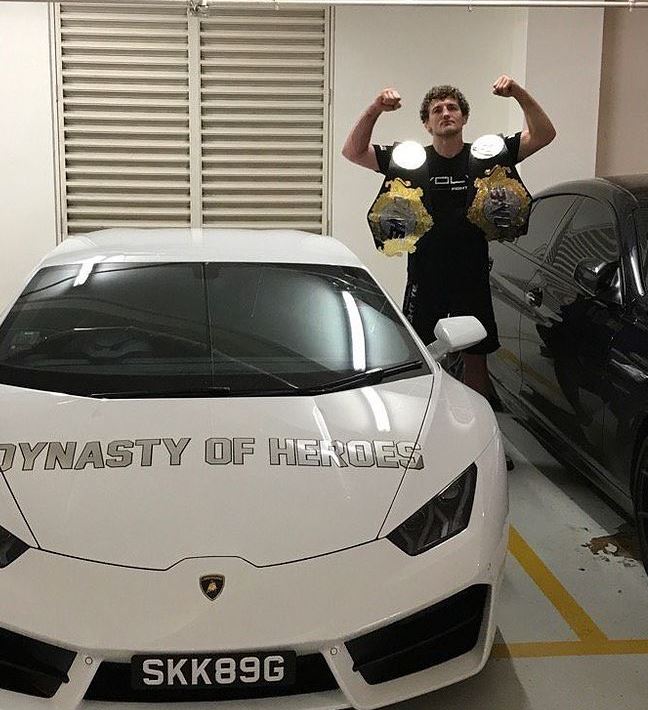 Askren was gifted a Lamborghini by the Bellator