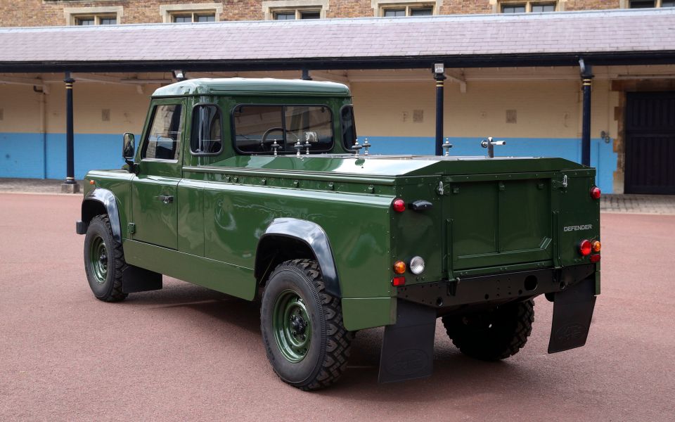 Some senior royals will follow the Land Rover on the processional route