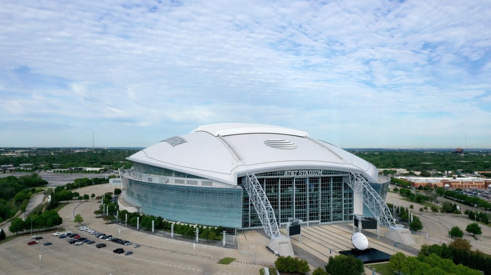 Dallas Cowboys Stadium which will host Canelo Alvarez against Billy Joe Saunders