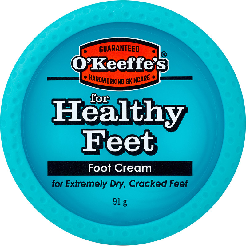 O’Keeffe’s Healthy Feet foot cream is for extremely dry and cracked feet