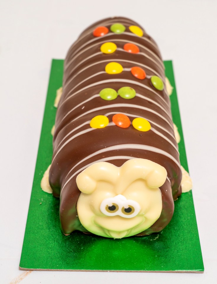 Waitrose’s Cecil is one of the fattest of the caterpillar cakes