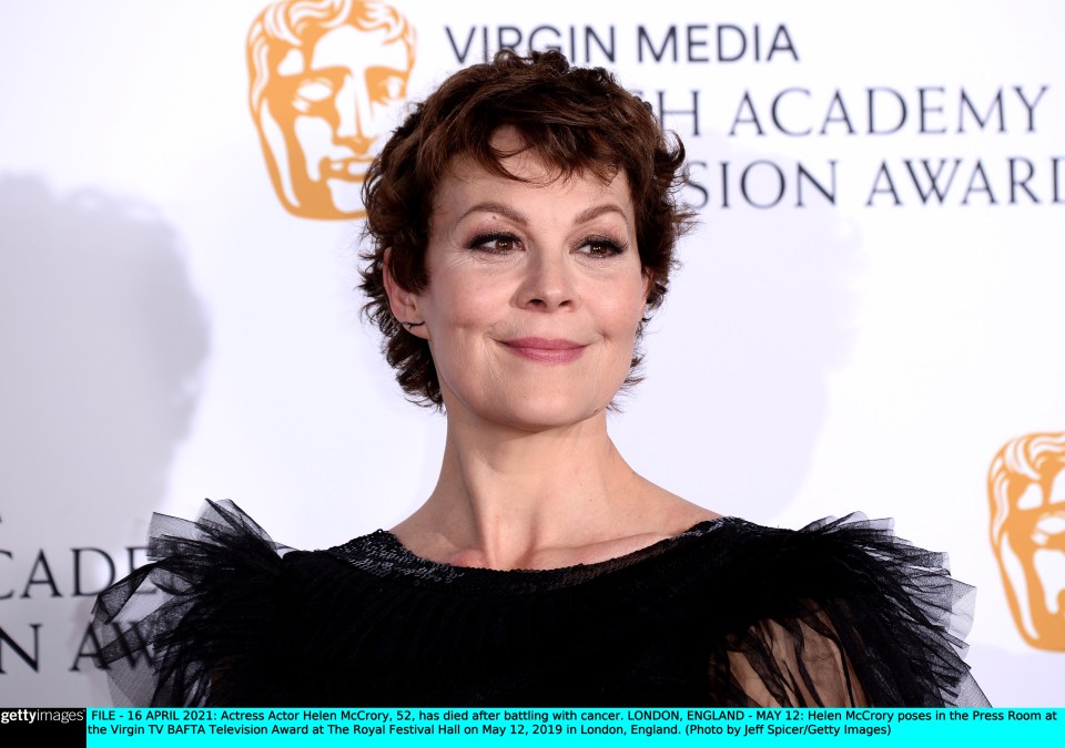 Helen McCrory pictured at the 2019 BAFTA Television Awards in 2019 was an award winning talent