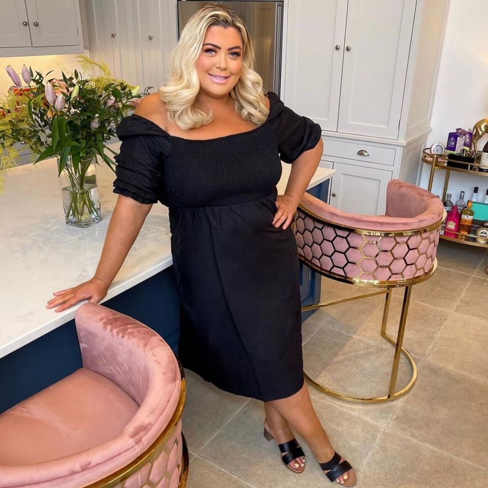 Gemma Collins treated herself to a posh BBQ yesterday