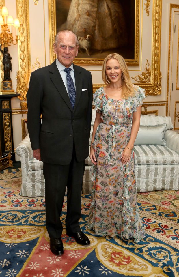 Kylie Minogue has paid tribute to Prince Philip