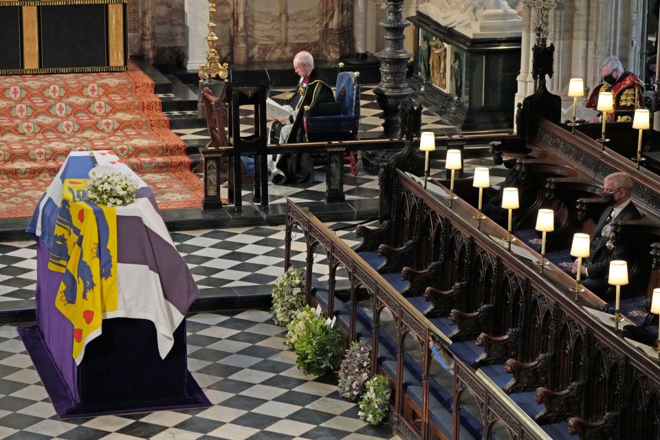 The Duke of Edinburgh is laid to rest in St George's Chapel