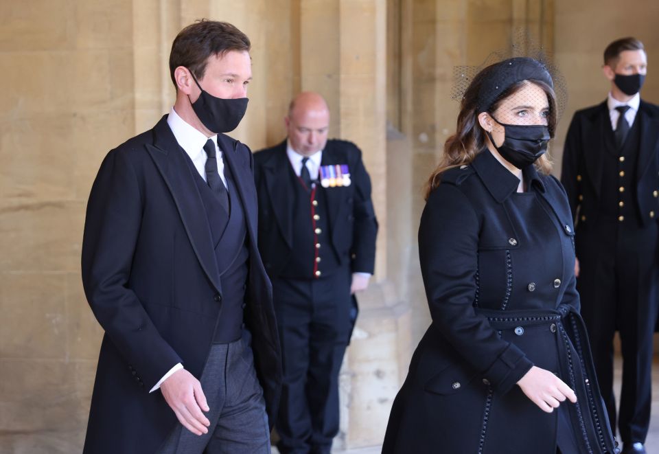 Princess Eugenie and her husband Jack Brooksbank, who now live at Frogmore, 'made themselves scarce'