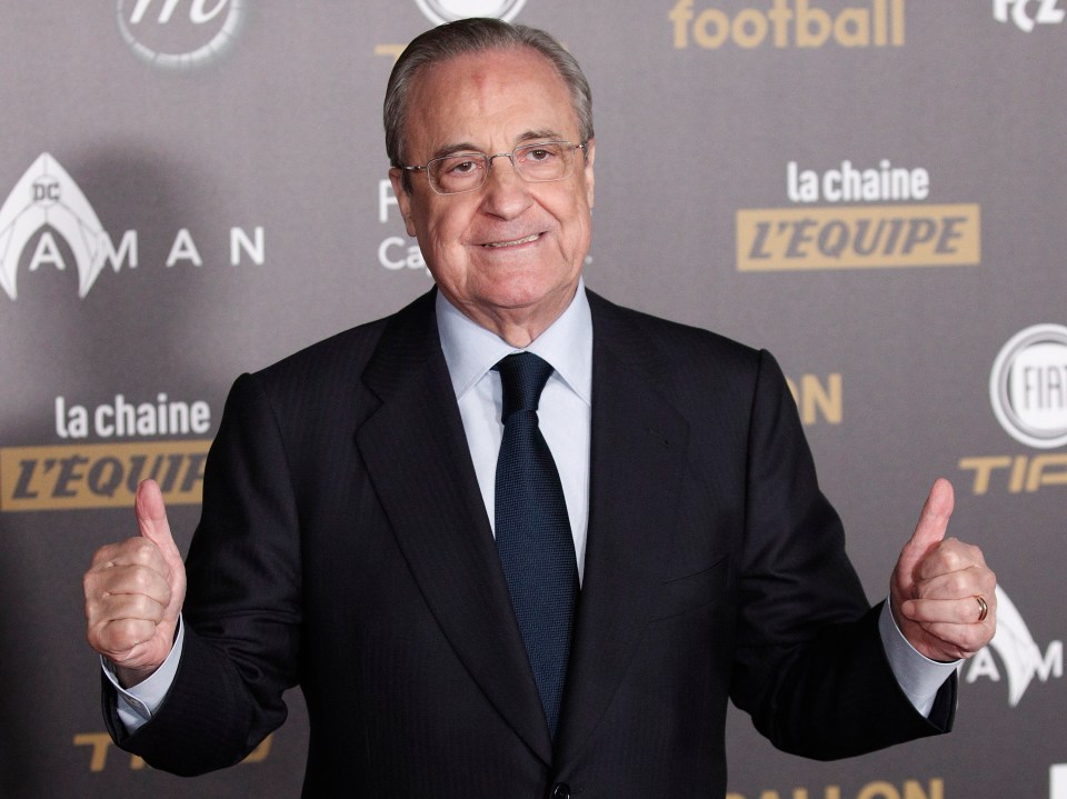 Real Madrid chief Florentino Perez spearheaded the European Super League