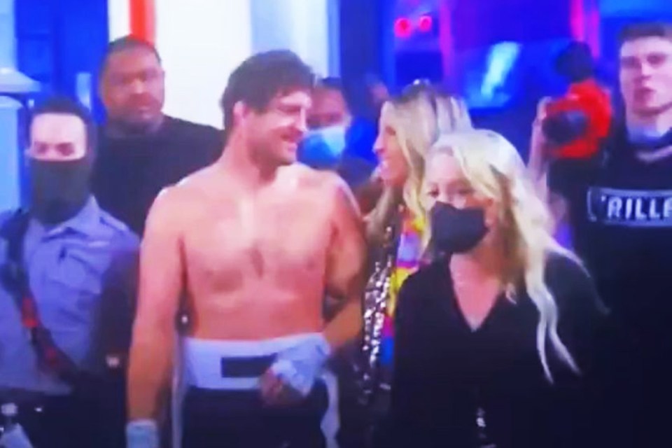 Askren was spotted laughing as he exited the ring moments after his KO at the hands of Paul