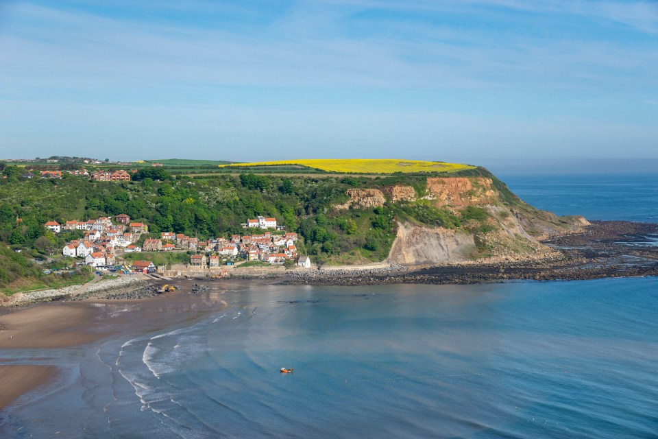 Runswick Bay in North Yorkshire also made the cut