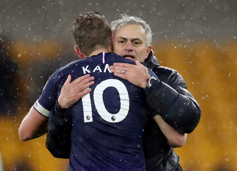 Mourinho relied on Harry Kane to implement his strategy