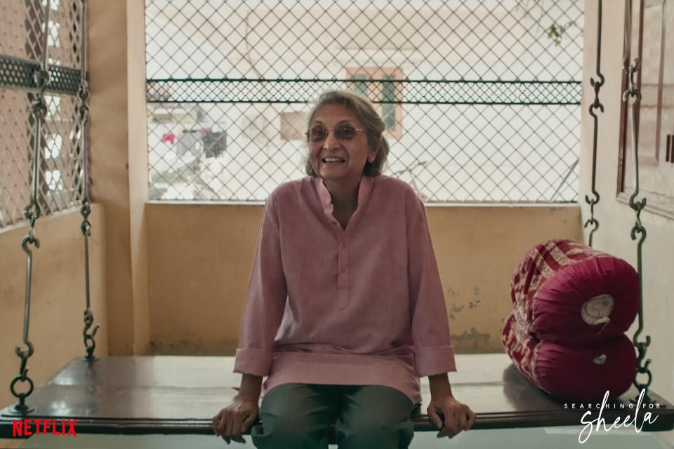 Sheela returns to her native India in the Netflix show