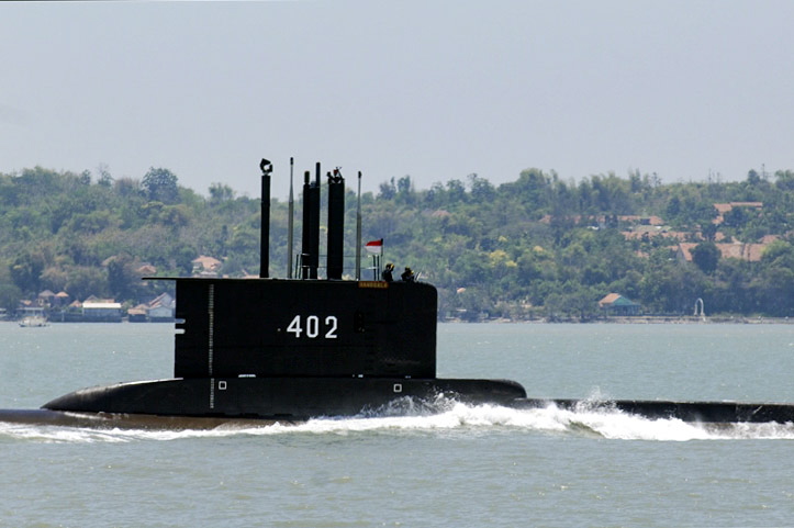 KRI Nanggala-402 was conducting a torpedo drill in waters north of the island of Bali when it disappeared on Wednesday