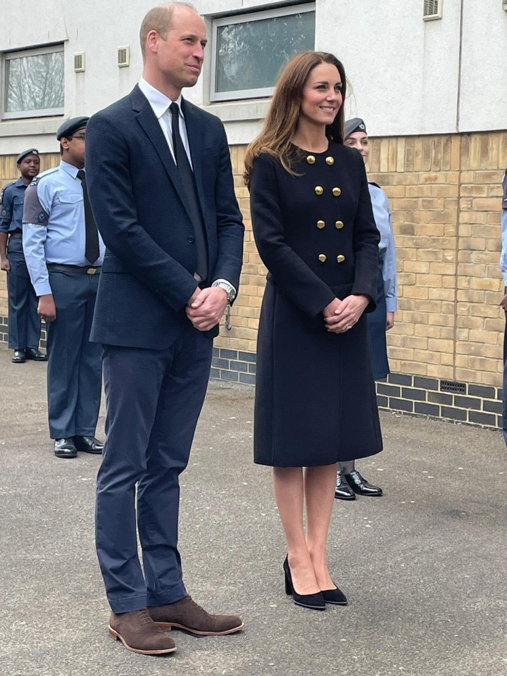 The pair met with current and past Air Cadets on the official visit