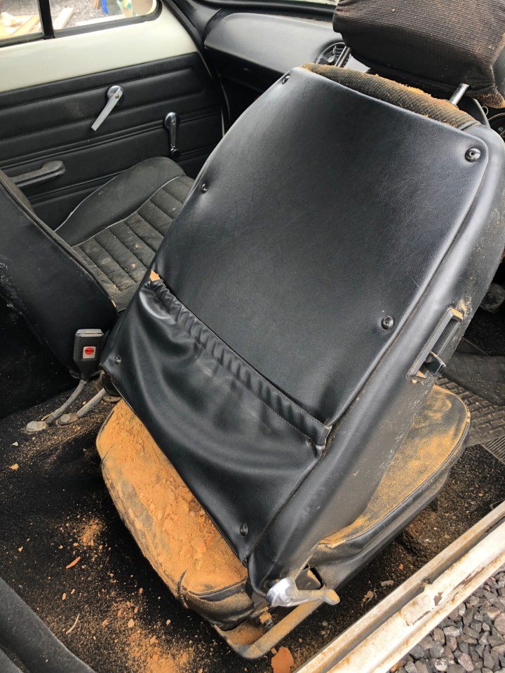 The 1975 Mk 1 RS2000 model is in a rusty state