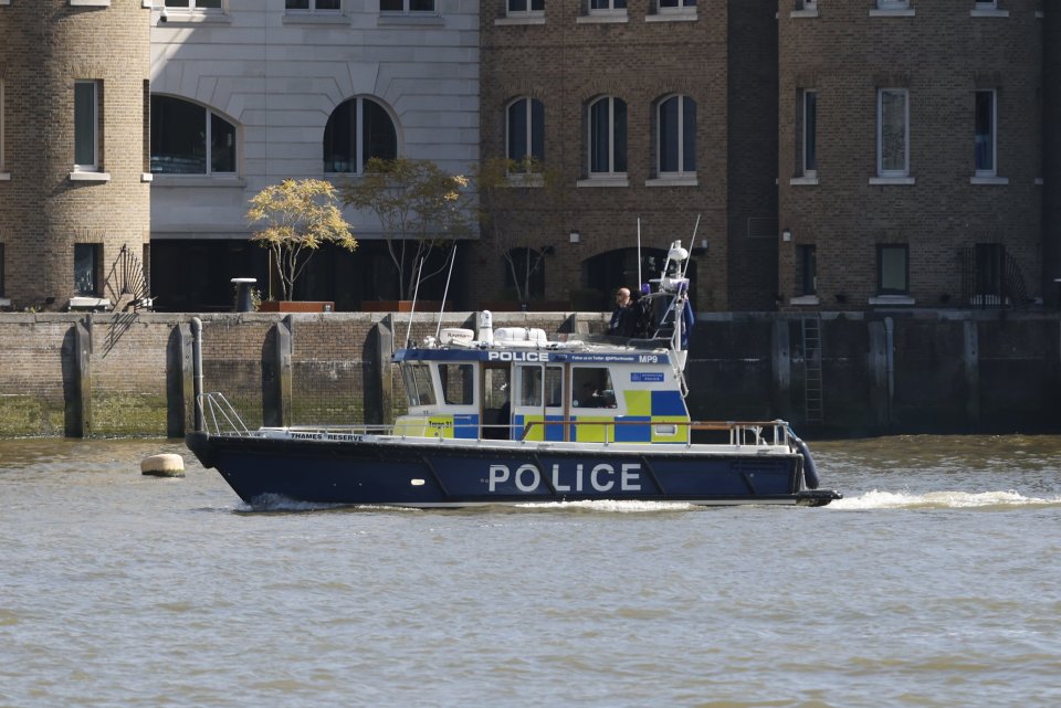 The boy is still missing despite a police search of the River Thames