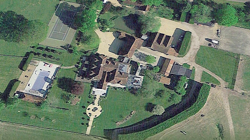 Steve’s new £4.5million estate is set in 14.5 acres of countryside