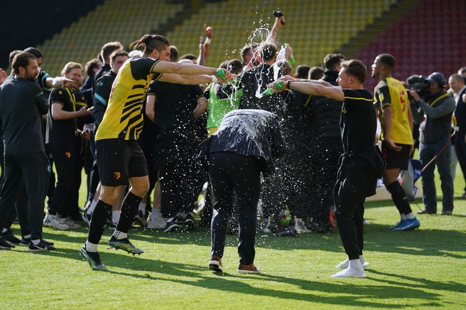 The party at Vicarage Road is set to continue long into the night