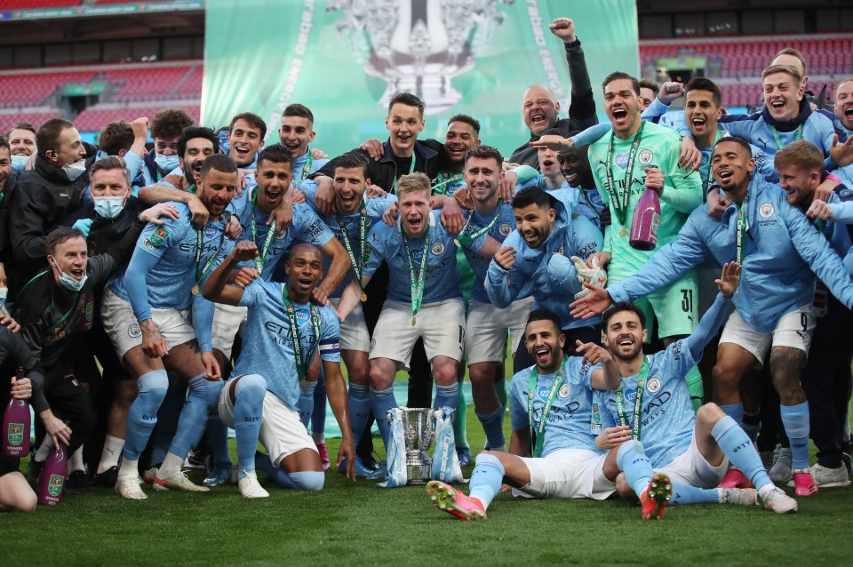 City left it late but ultimately lifted the Carabao Cup trophy aloft for a fourth straight year