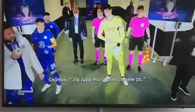 The Real Madrid stopper denied Werner from close range