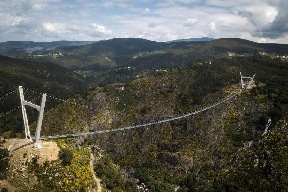 The bridge measures 1,692ft across