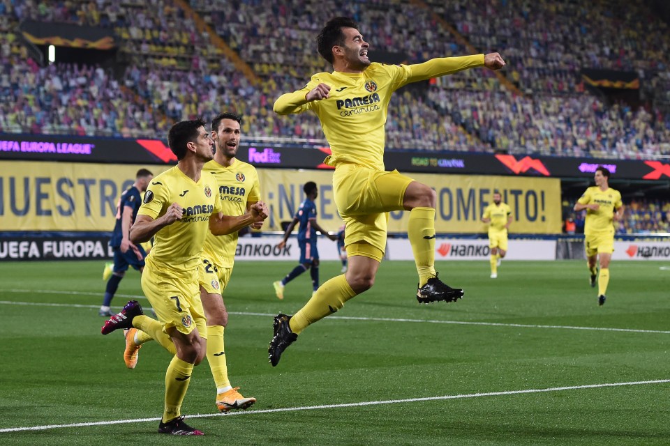 Villarreal midfielder Manu Trigueros is overjoyed with his fifth-minute opener