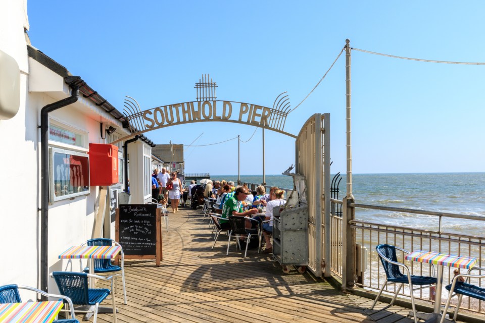 Southwold in Suffolk also made the top 10