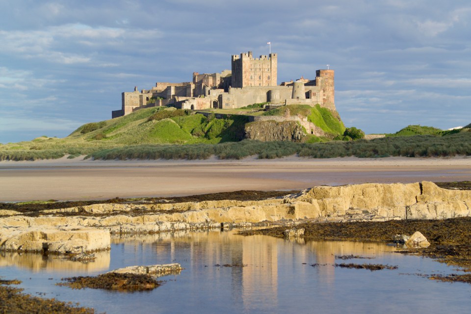 Bamburgh in Northumberland has been voted the best seaside town