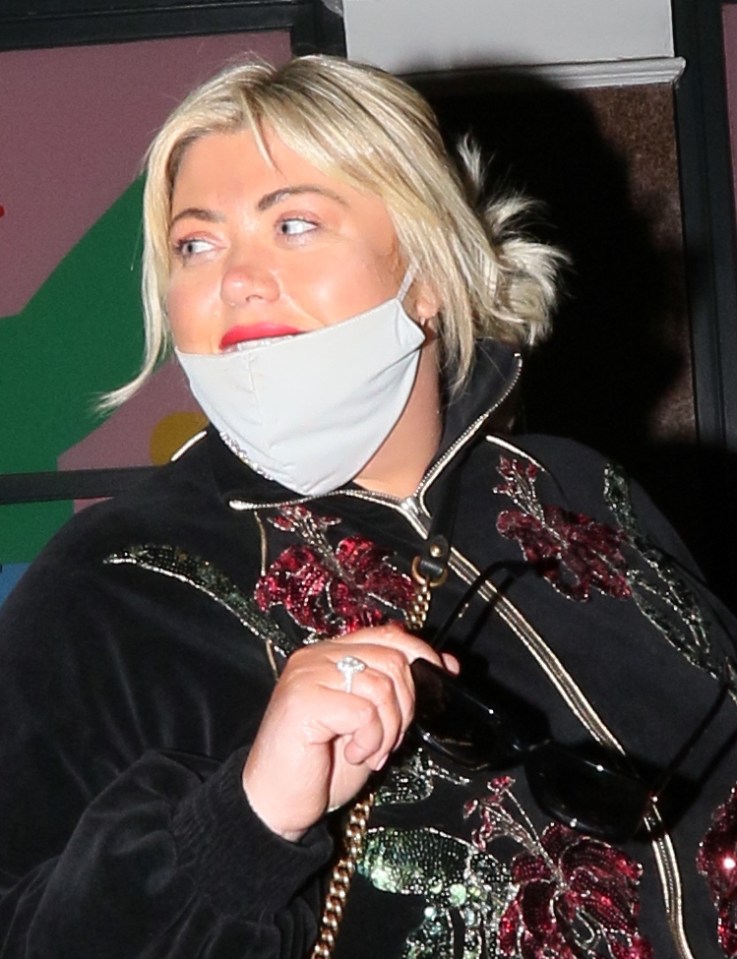 Gemma Collins has been spotted wearing her old engagement ring