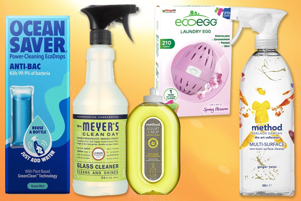 From glass cleaners to laundry eggs, there are some great sustainable cleaning products to choose from