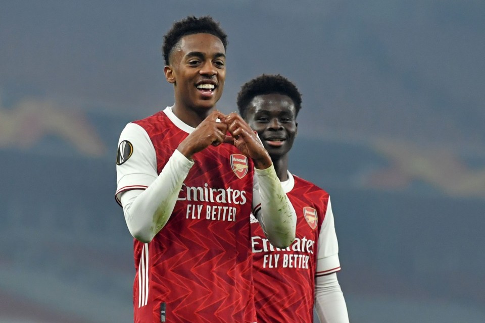 Willock came through the ranks at Arsenal and has made 78 appearances for the Gunners