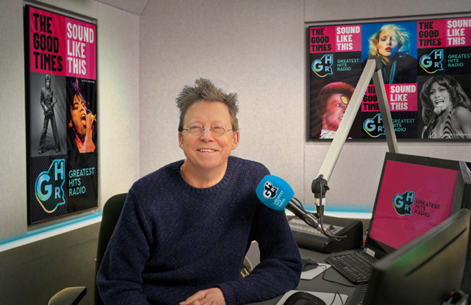  On air … Simon Mayo is back in the studio