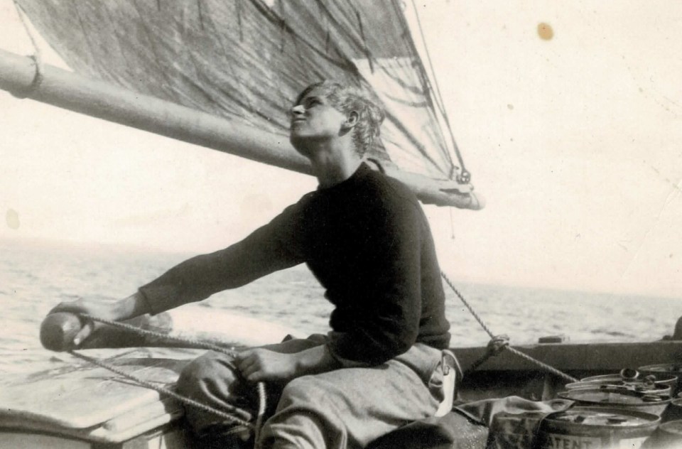 Unseen pictures of the Duke sailing as a teenager have been released