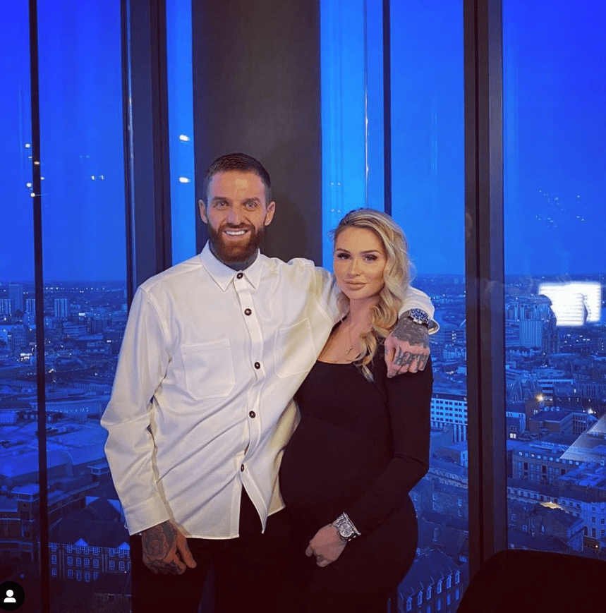 Aaron and Talia unwittingly had their last date night 'in a while' one day before she went into labour