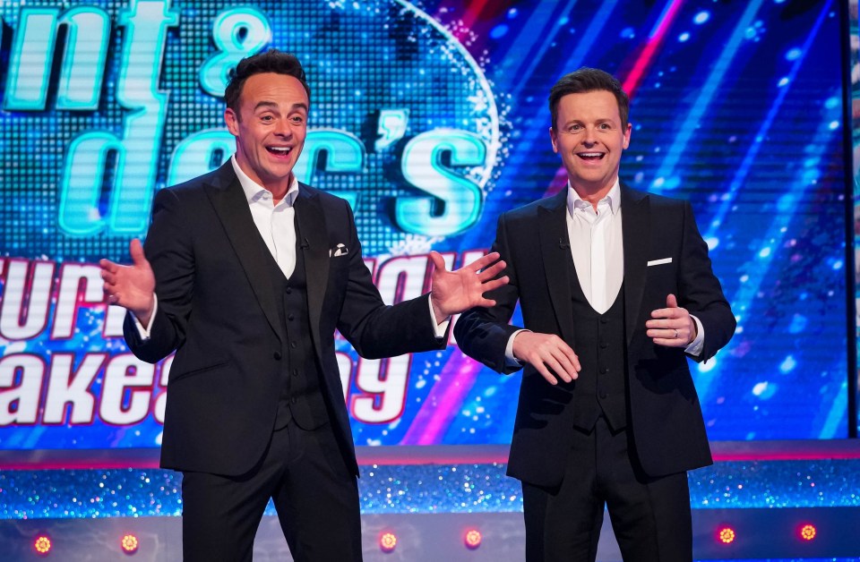 The Saturday Night Takeaway stars are usually in matching suits