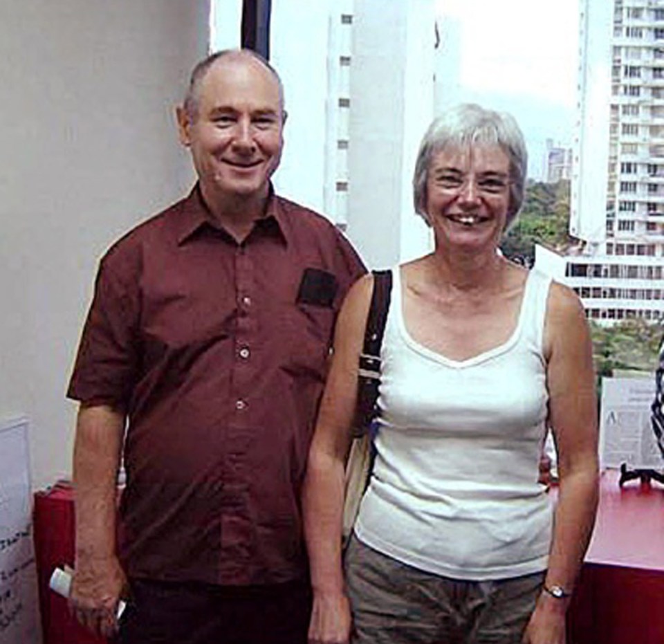 This photo taken of John and Anne Darwin in Panama after he’d been officially declared dead was to help prove their guilt