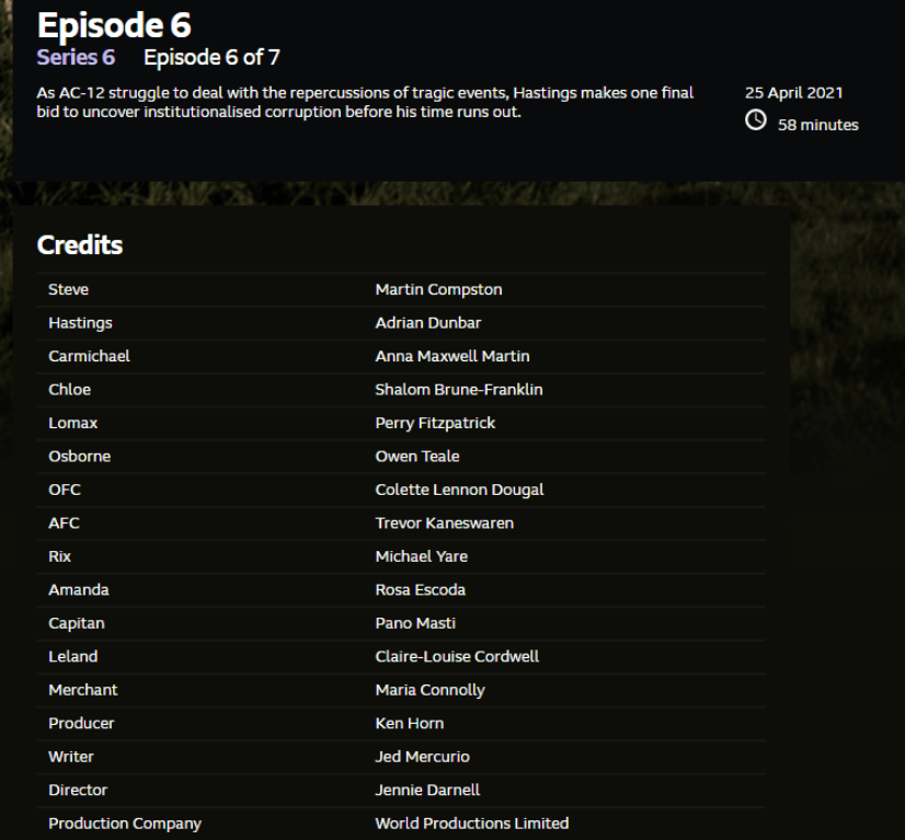 One eagle-eyed fan noticed Vicky's name was not on the cast list for the next episode