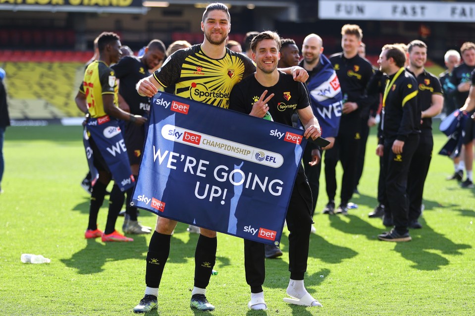 Watford sealed their promotion at the first time of asking