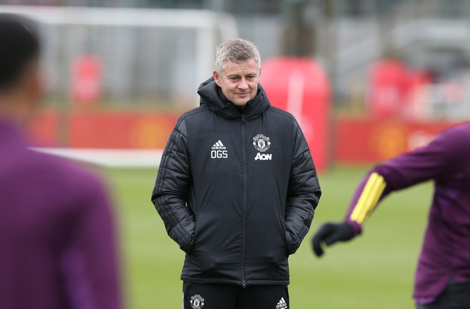 Ole Gunnar Solskjaer begged fans to leave Carrington after they arrived to protest the ESL