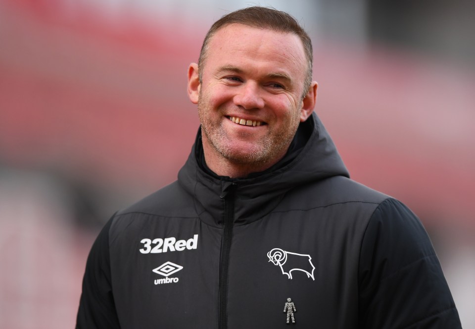 Rooney, 35, has retired from playing to focus on managing Championship side Derby County